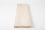 Marche d'escalier Hêtre massif, bois dur, classe campagne, 40 mm, huilé blanc crayeux