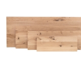 Solid wood edge glued panel Оak Rustic 35 mm, filled, full lamella, customized DIY