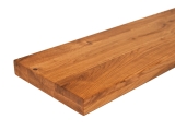 Traptrede Eiken Wildeiken 35 mm Natuurlijk Geolied, doorlopende lamellen Vensterbank Legplank