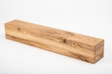 Balk Eiken Verlijmd Vierkant Wildeike 80x80 mm Hardwax Geolied Natuurlijk (Kleurloos)