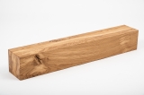 Balk Verlijmd Vierkant Eiken 80x80mm Geborsteld Hardwax Geolied Natuurlijk (Kleurloos)