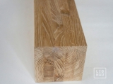 Glued Laminated Beam Squared Timber Oak Select Natural 100x100mm untreated