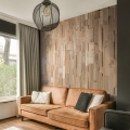Wandverkleidung aus Eiche Massivholz OZO Rustic Wandpaneele 3D